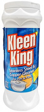 Kleen King Cleaner Powder For Stainless Steel And Copper Pots And Pans 400g
