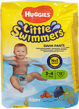 Huggies Little Swimmers 3-4 7-15kg 12Pcs