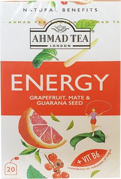 Ahmad Tea Energy Γκρέιφρουτ Μάτε Γκουαράνα 20Τεμ