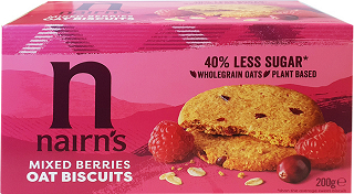 Nairns Oat Biscuits Mixed Berries 200g