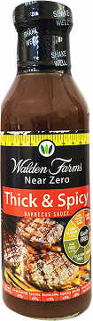 Walden Farms Barbecue Sauce Thick & Spicy Χωρίς Θερμίδες Ζάχαρη Λιπαρά Και Γλουτένη 340g