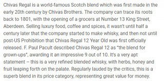 Chivas Regal Whisky 1L
