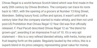Chivas Regal Whisky 700ml