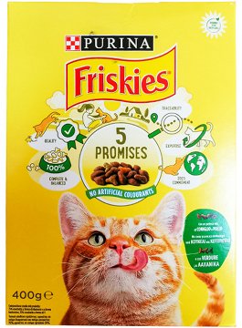 Purina Friskies 5 Promises Dry Food Rabbit Chicken & Vegetables 400g