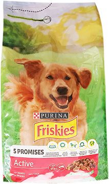 Purina Friskies Active Ξηρή Τροφή Με Βοδινό 4kg