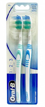 Oral B Classic Care Οδοντόβουρτσα Medium 2Τεμ