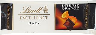 Lindt Excellence Intense Πορτοκάλι Μαύρη Σοκολάτα 35g