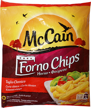 Mccain Forno Chips Πατάτες Φούρνου 600g