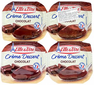 Elle & Vire Κρέμα Σοκολάτας Επιδόρπιο 4X100g