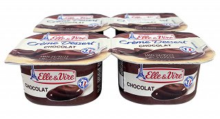 Elle & Vire Κρέμα Σοκολάτας Επιδόρπιο 4X100g
