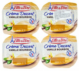 Elle & Vire Κρέμα Βανίλια Επιδόρπιο 4X100g
