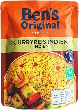 Bens Original Express Curry Indien Ρύζι 250g