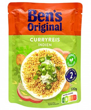 Bens Original Curry Indien Ρύζι 220g