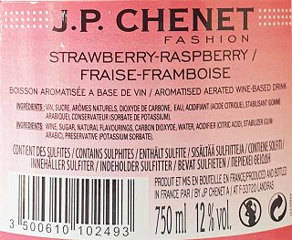 Jp. Chenet Fashion Strawberry Raspberry 750ml