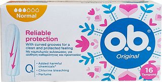 Ob Tampons Original Normal 16Τεμ