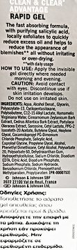 Clean & Clear Advantage Rapid Gel Against Acne 15ml