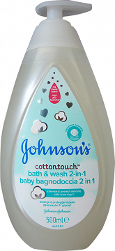 Johnsons Cotton Touch 2in1 Bath & Wash 500ml