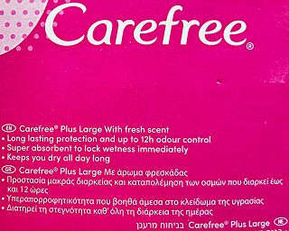 Carefree Plus Large Fresh Scent 48Pcs