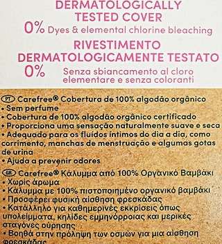 Carefree Organic Cotton Long 24 Pcs