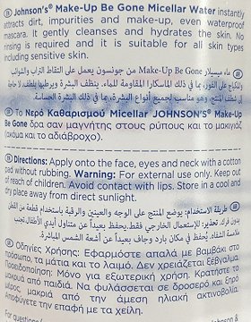 Johnsons Rose Infused Micellar Cleansing Water For All Skin Types 400ml
