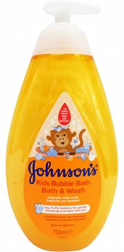Johnsons Kids Bubble Bath & Wash 750ml