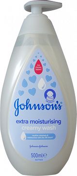 Johnsons Extra Moisturising Creamy Wash Αντλία 500ml