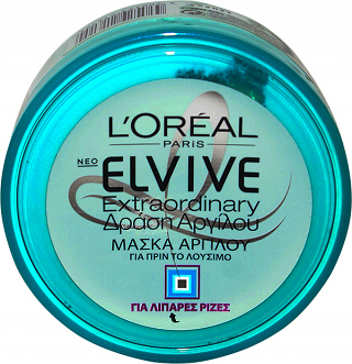 Loreal Elvive Clay Action Hair Mask For Oily Hair Roots Use Before Washing 150ml