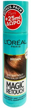 Loreal Magic Retouch Spray For Brown Hair 75ml +25ml Δώρο