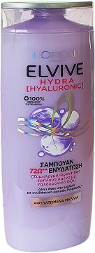 Loreal Elvive Shampoo Hydra Hyaluronic  For Dehydrated Hair 400ml