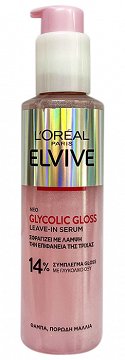 Loreal Elvive Glycolic Gloss Leave-In Serum Για Θαμπά, Πορώδη Μαλλιά 150ml