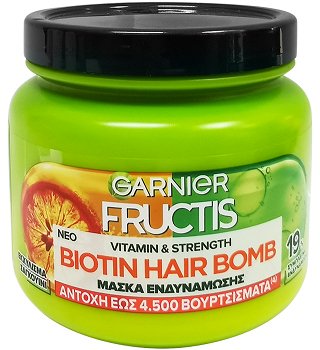 Fructis Vitamin & Strength Biotin Hair Bomb Mask 320ml