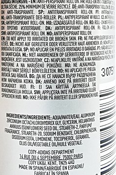 Adidas Intensive Roll On 50ml