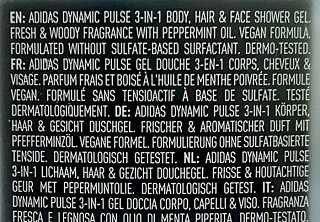 Adidas Dynamic Pulse 3 In 1 Shower Gel 400ml