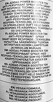 Adidas Power Booster Anti Perspirant Spray 150ml