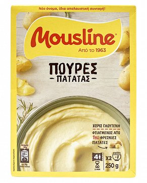 Mousline Πουρές Πατάτας 250g 8 Μερίδες