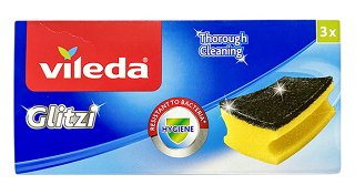Vileda Glitzi Σφουγγάρι Για Σκεύη Κουζίνας 3Τεμ