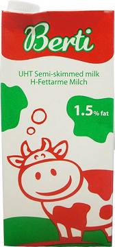 Berti Ελαφρύ 1.5% Γάλα Μακράς Διαρκείας 1L