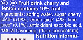Capri Sun Cherry Fruit Drink 10x200ml