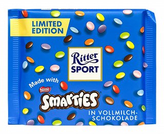 Ritter Sport Smarties In Milk Chocolate 100g