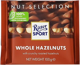 Ritter Sport Whole Hazelnuts 100g