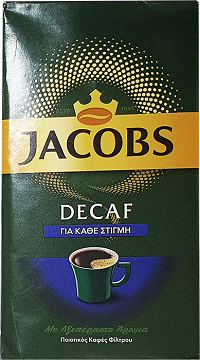 Jacobs Decaf Καφές Φίλτρου 250g