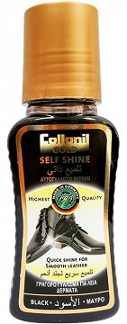 Collonil Gold Self Shine Βερνίκι Παπουτσιών Μαύρο Για Λεία Δέρματα 125ml