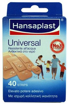 Hansaplast Universal Διάφορα Μεγέθη 40Τεμ