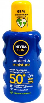 Nivea Sun Protect & Moisture Sun Spray 50+ Spf 200ml