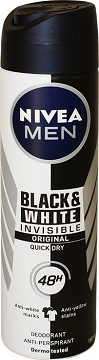 Nivea Men Deodorant Black & White Invisible Spray 150ml