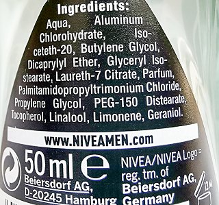 Nivea Men Deodorant Black & White Invisible Original Roll On 50ml