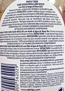Nivea Rose Care Micellar Water Με Βιολογικό Ροδόνερο & Λάδι 400ml