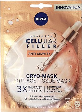 Nivea Hyaluron Cellurar Filler Anti Gravity Cryo Tissue Mask 1Τεμ