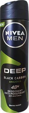 Nivea Men Deep Black Carbon Amazonia Deodorant Spray 150ml
