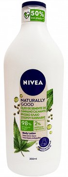 Nivea Naturally Good Φυσικό Έλαιο Σπόρου Κάνναβης Λοσιόν Σώματος 350ml
